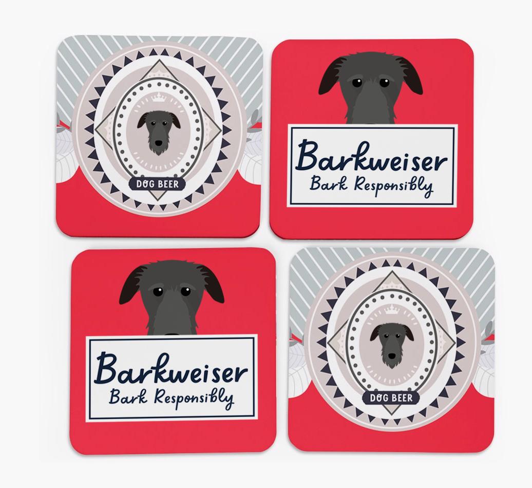 Barkweiser: Personalized {breedFullName} Coasters
