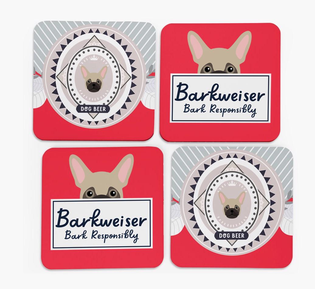Barkweiser: Personalized {breedFullName} Coasters