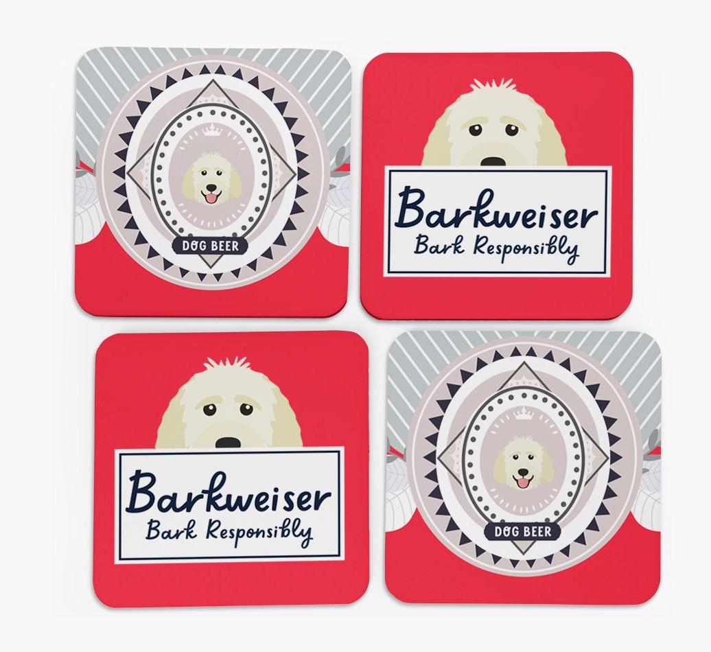 Barkweiser: Personalized {breedFullName} Coasters