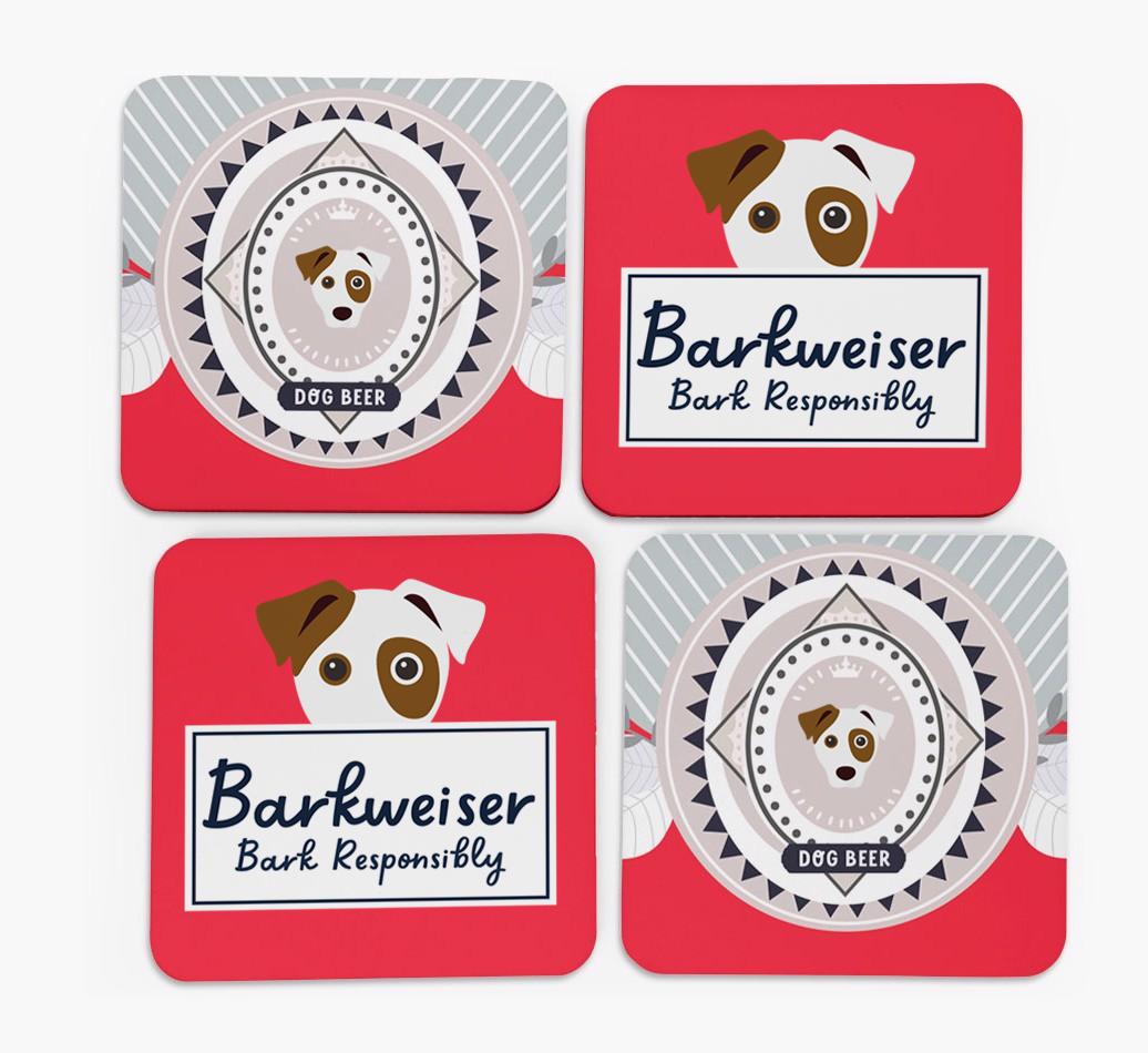 Barkweiser: Personalized {breedFullName} Coasters