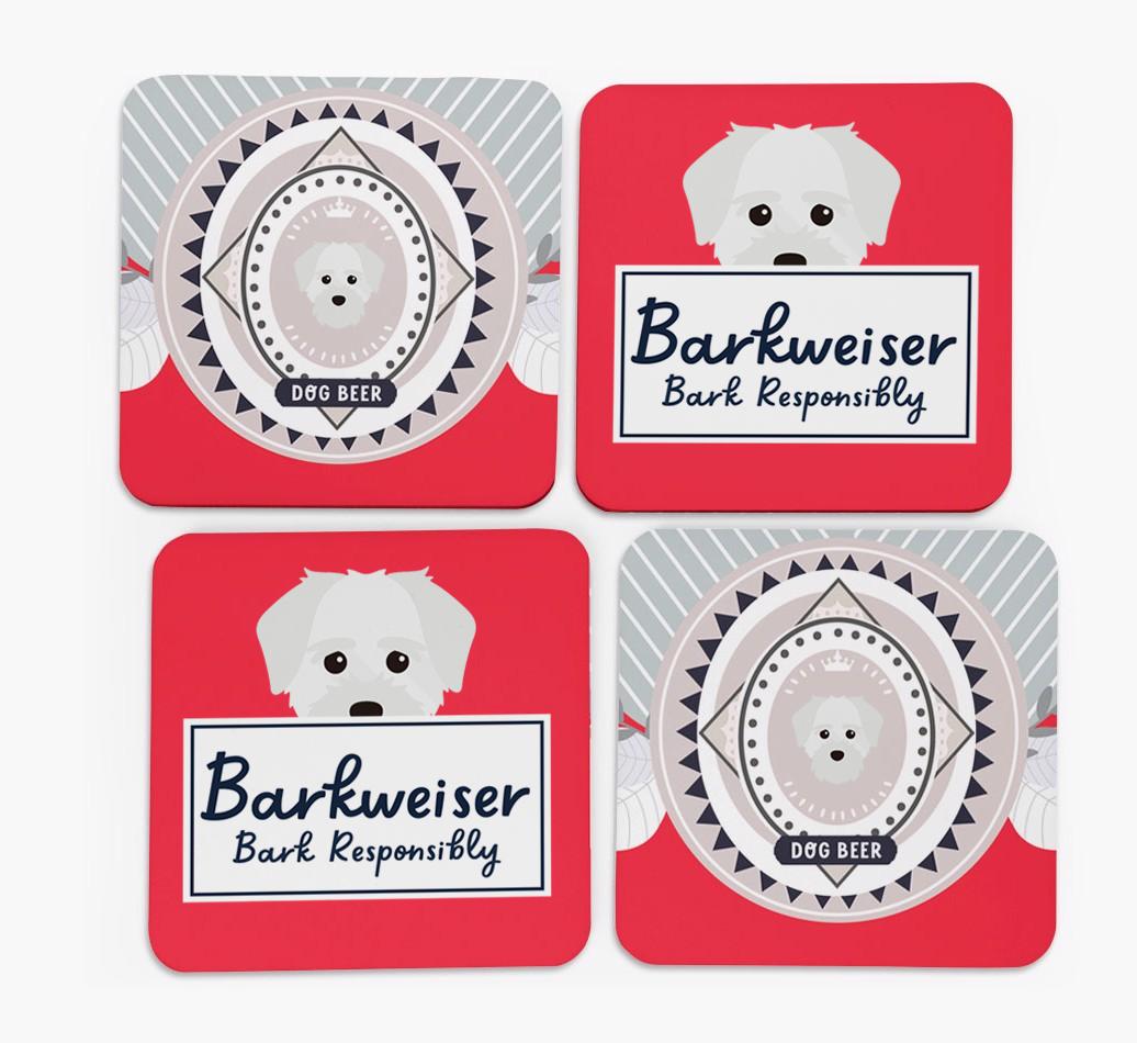 Barkweiser: Personalized {breedFullName} Coasters