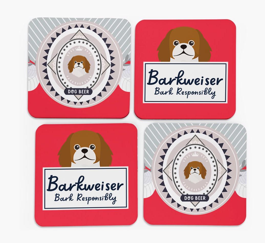 Barkweiser: Personalized {breedFullName} Coasters