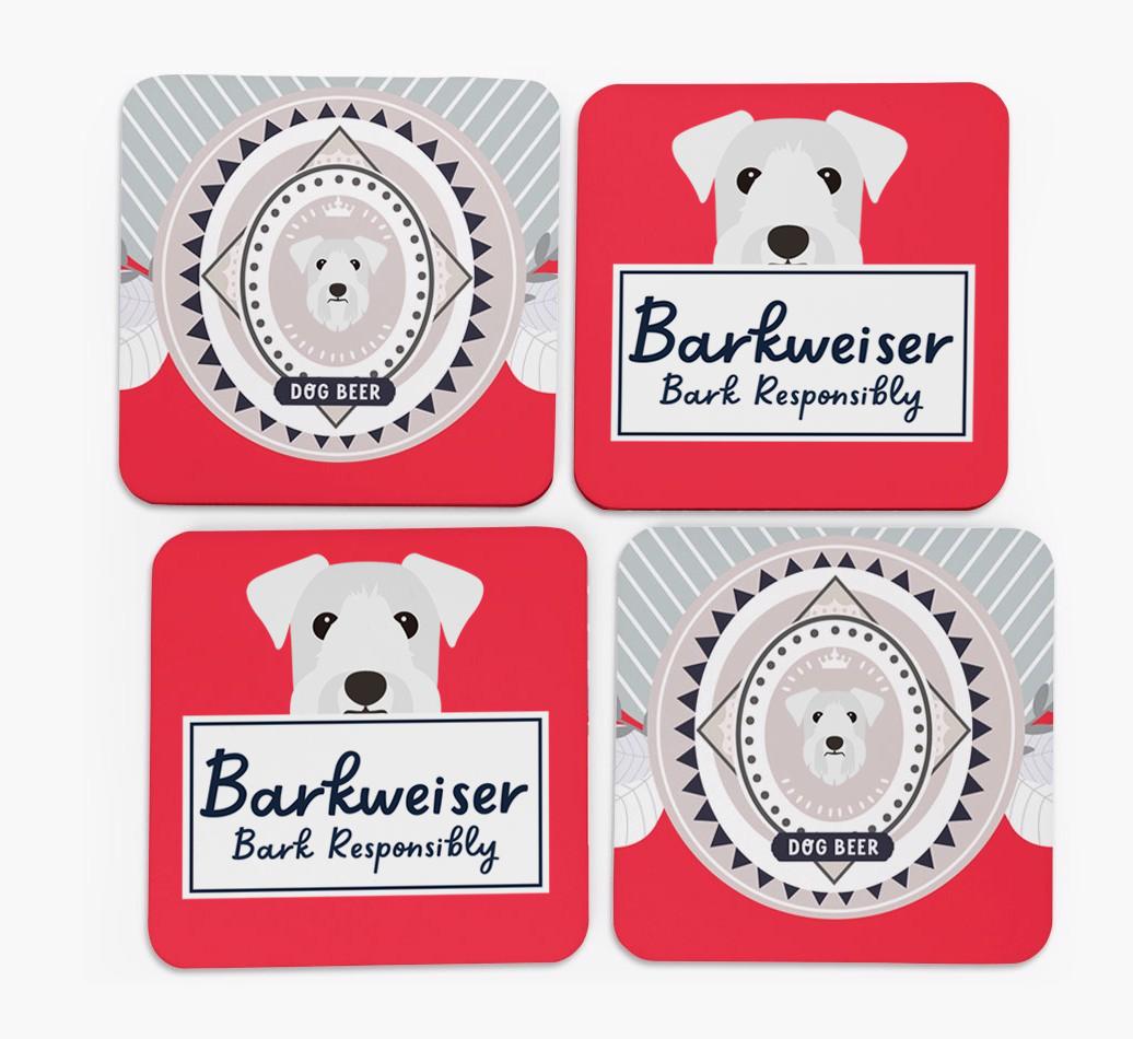 Barkweiser: Personalized {breedFullName} Coasters