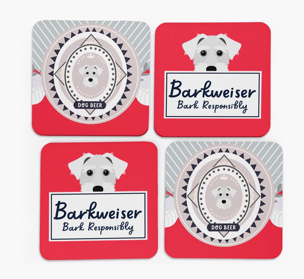 Barkweiser: Personalized {breedFullName} Coasters