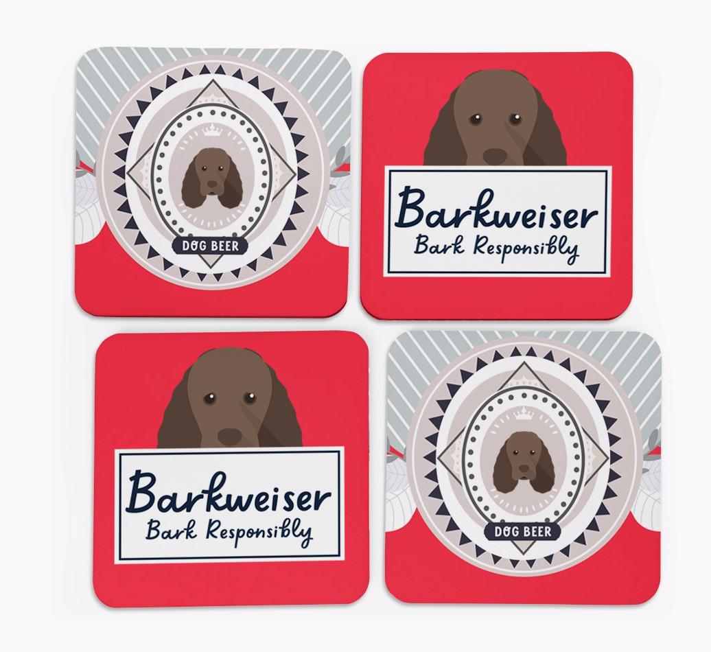 Barkweiser: Personalized {breedFullName} Coasters