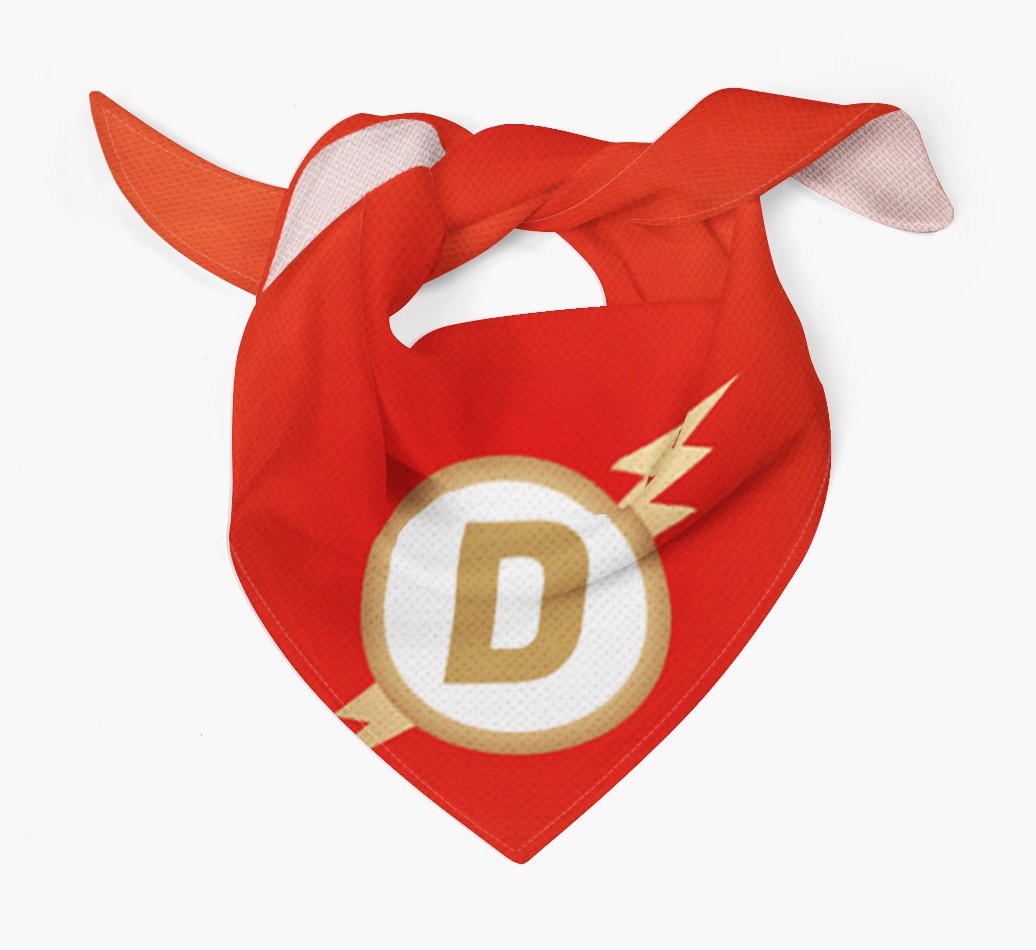 Super Hero Furlash Cape: Personalised {breedFullName} Bandana
