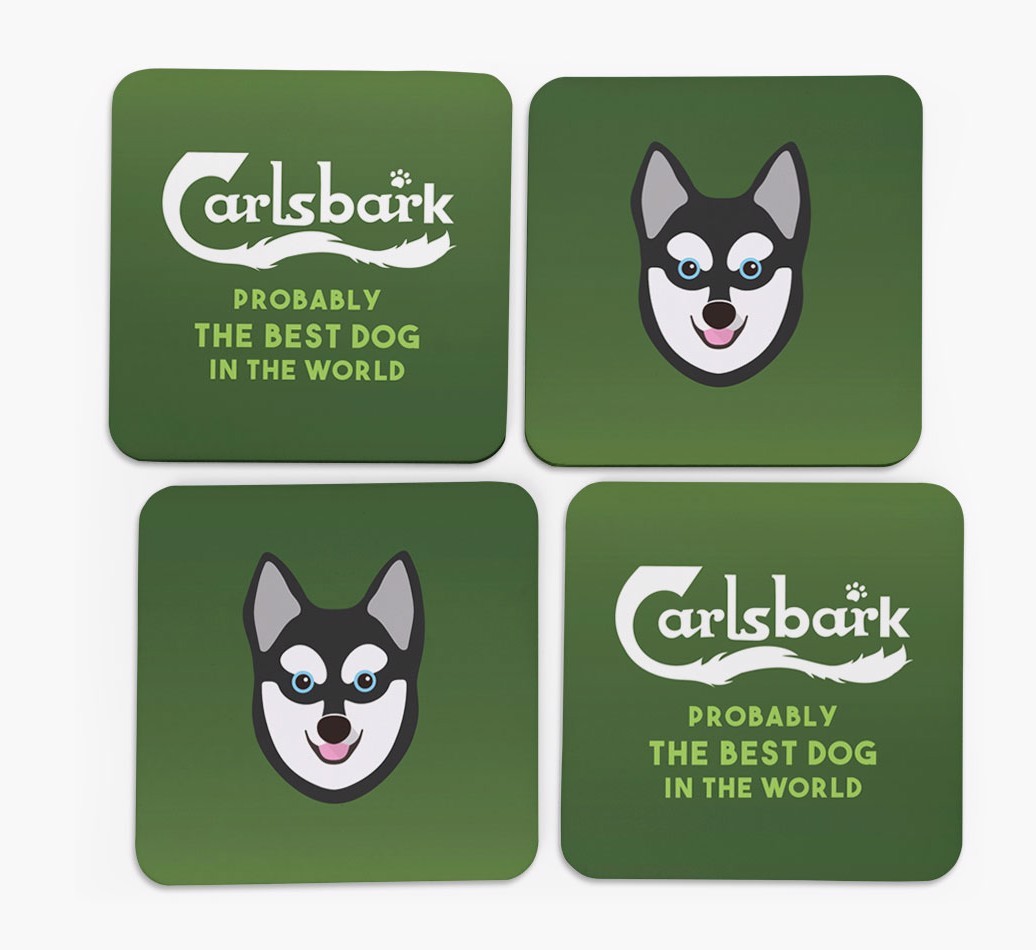Carlsbark: Personalised {breedFullName} Coasters