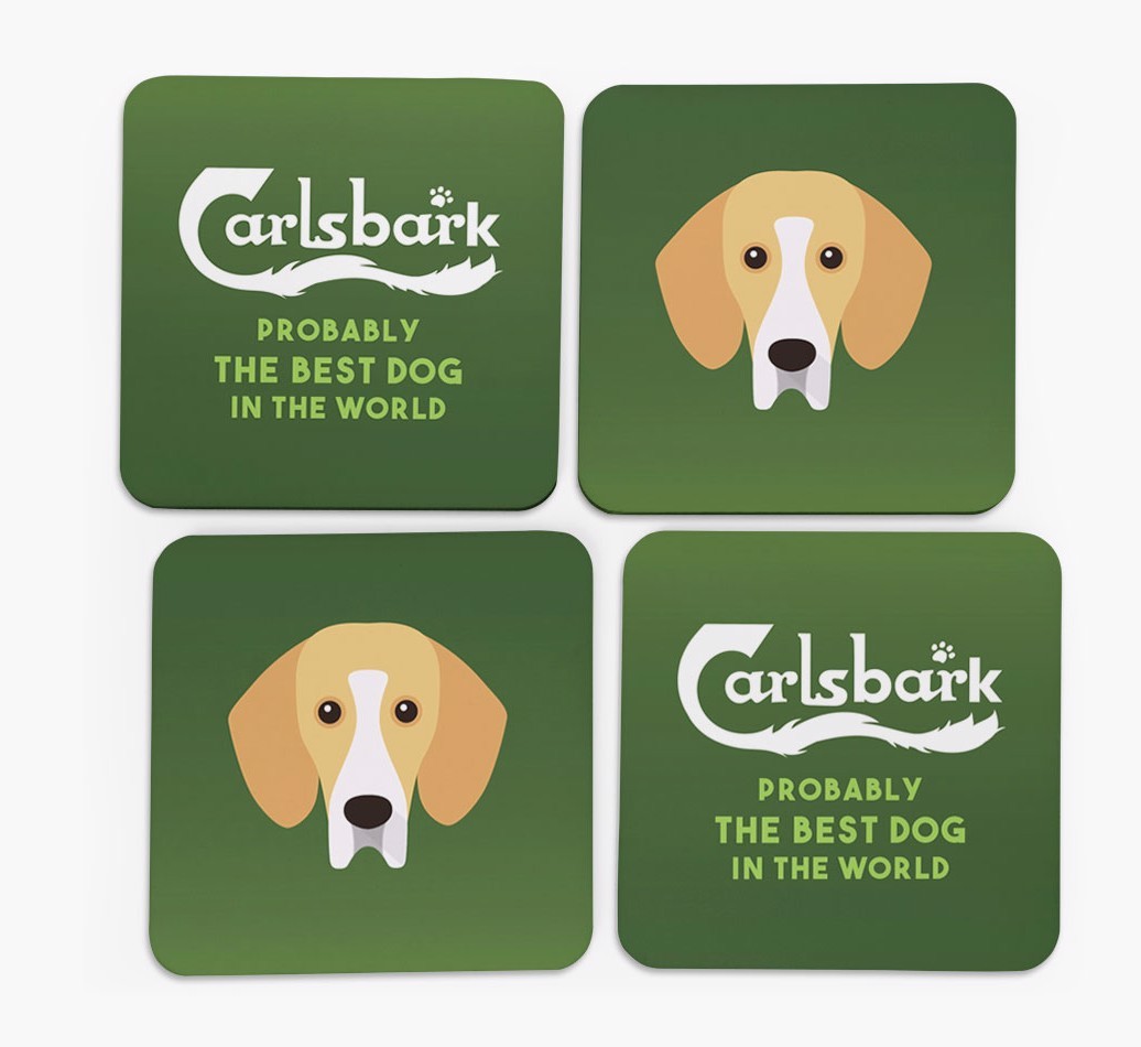 Carlsbark: Personalised {breedFullName} Coasters