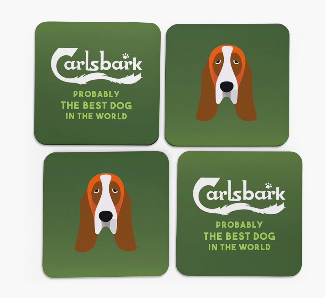 Carlsbark: Personalised {breedFullName} Coasters