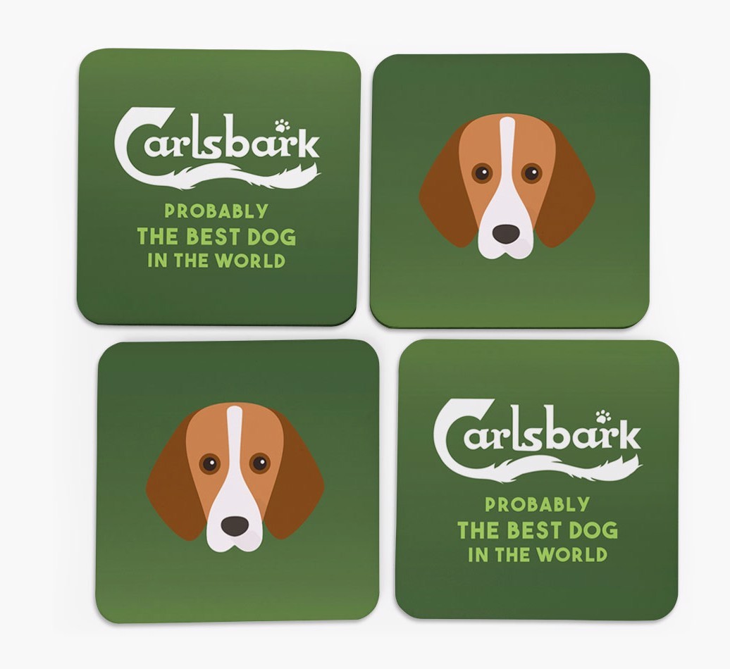 Carlsbark: Personalised {breedFullName} Coasters