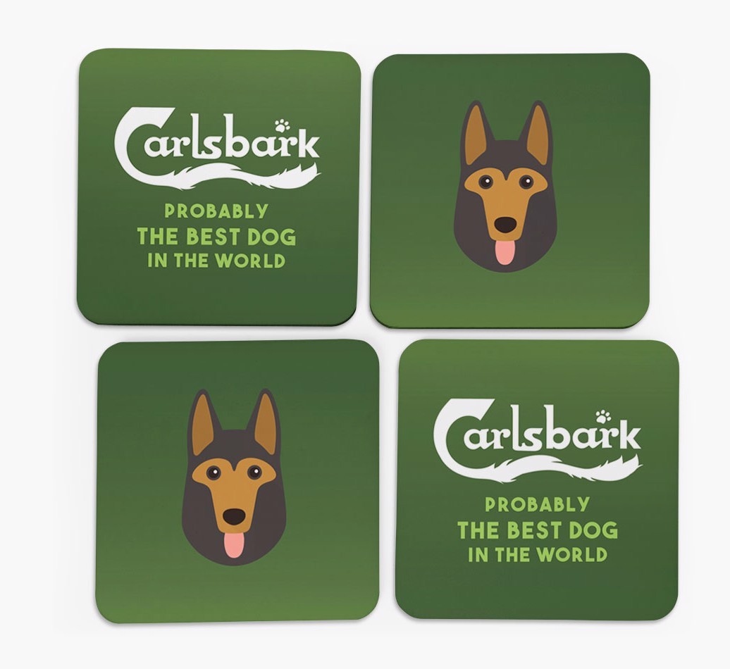 Carlsbark: Personalised {breedFullName} Coasters