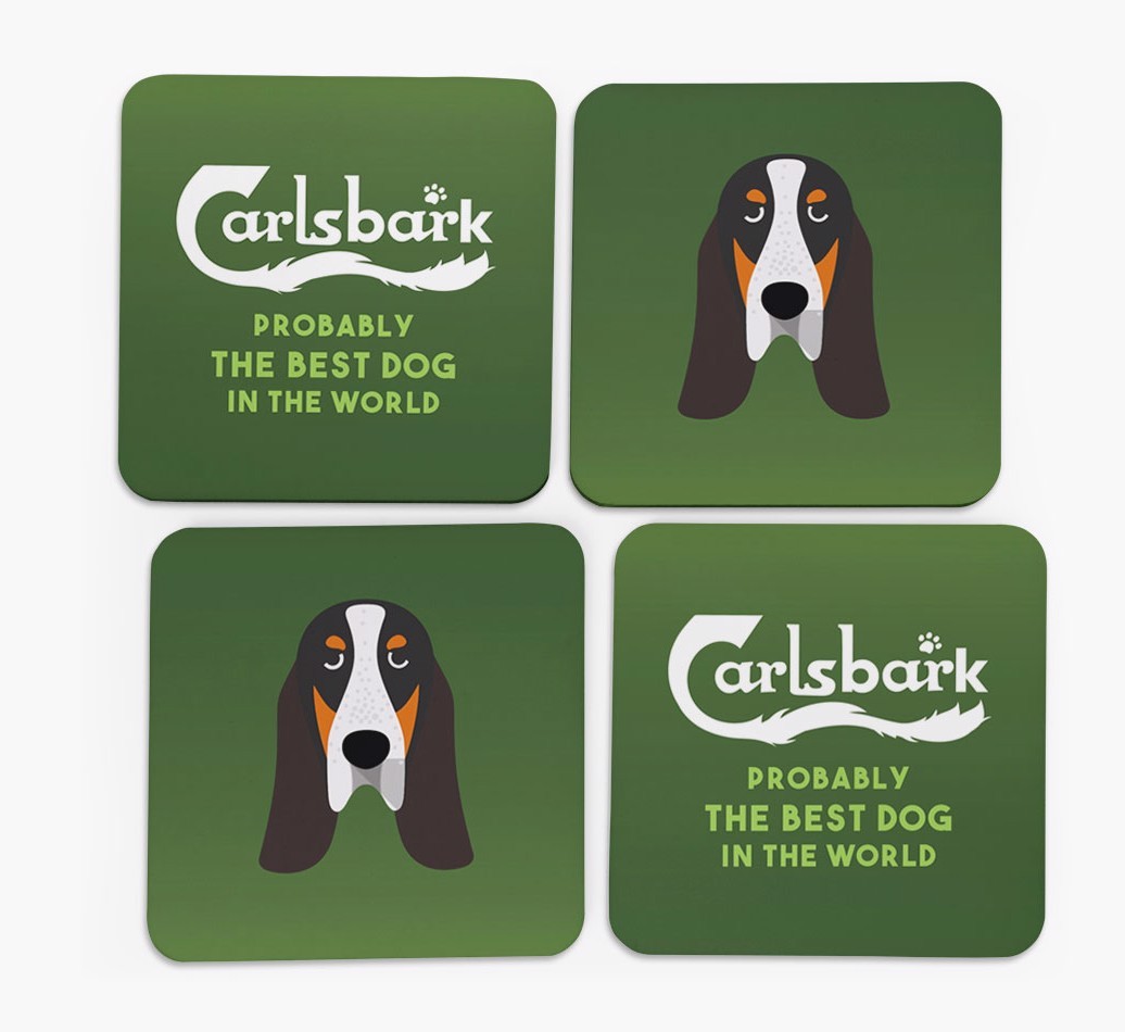 Carlsbark: Personalised {breedFullName} Coasters