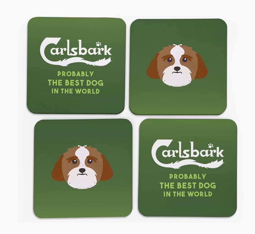 Carlsbark: Personalised {breedFullName} Coasters