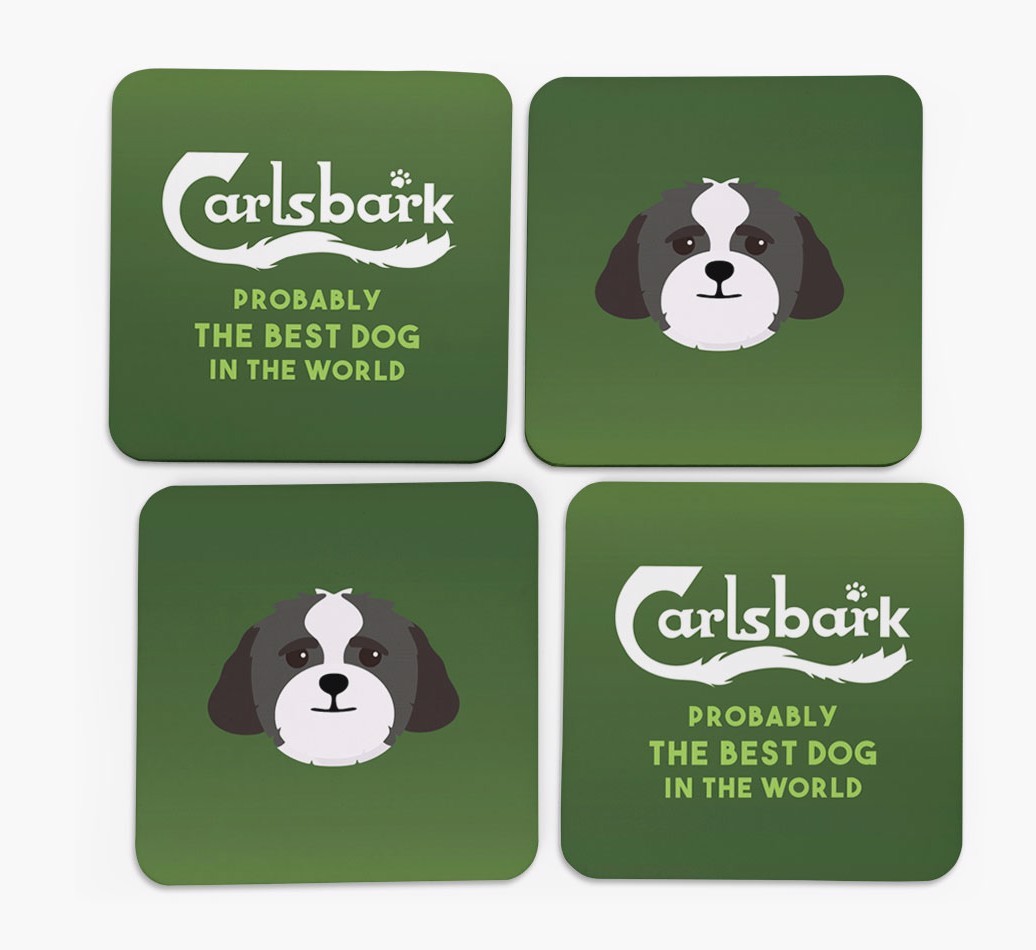 Carlsbark: Personalised {breedFullName} Coasters