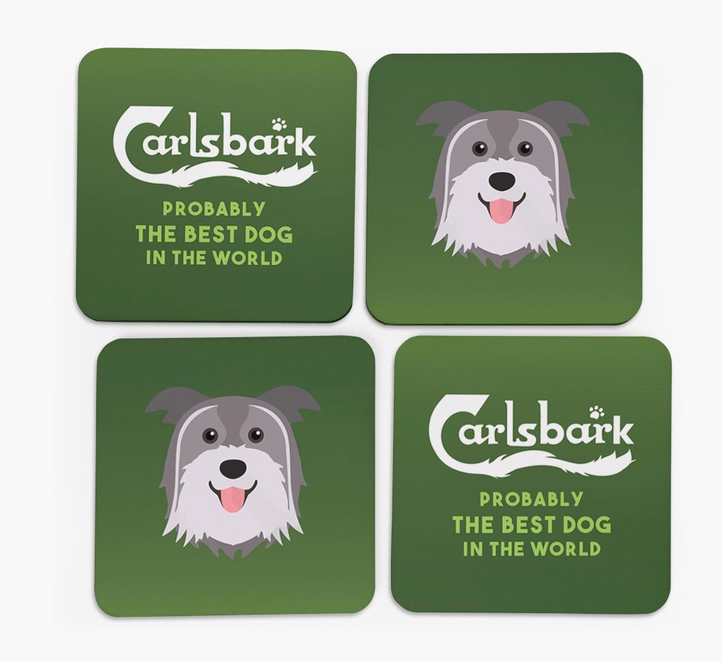 Carlsbark: Personalised {breedFullName} Coasters