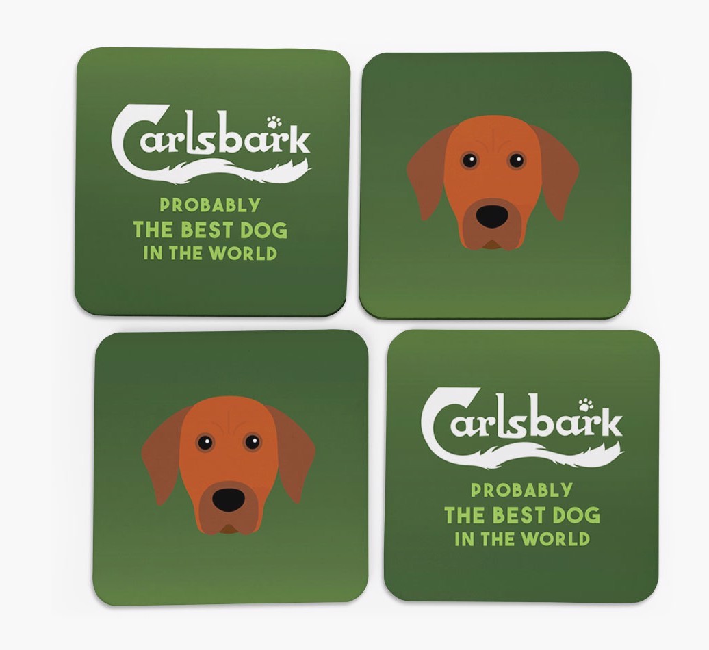 Carlsbark: Personalised {breedFullName} Coasters