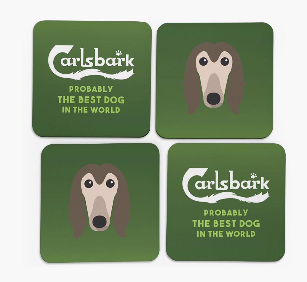 Carlsbark: Personalized {breedFullName} Coasters