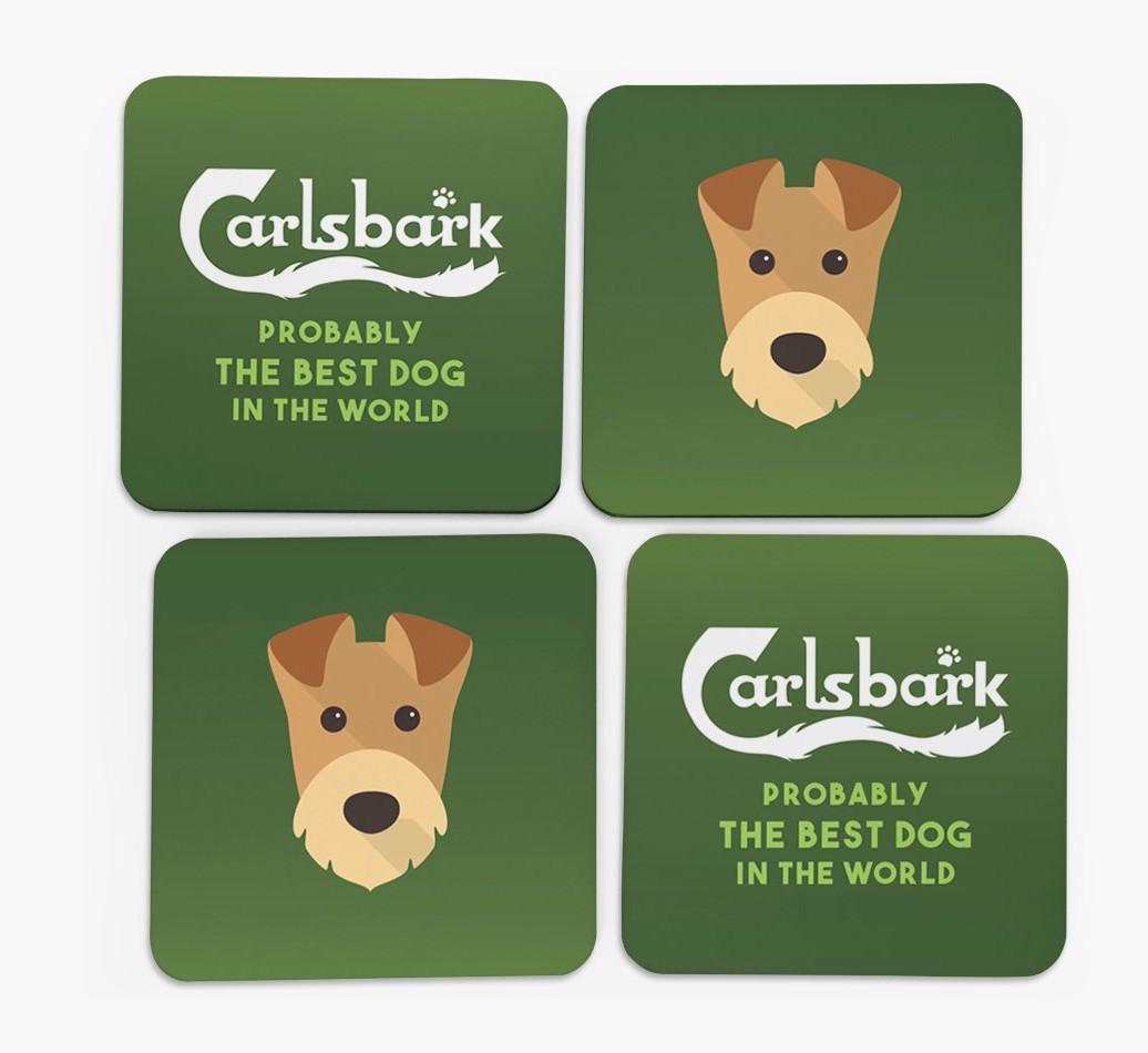 Carlsbark: Personalized {breedFullName} Coasters