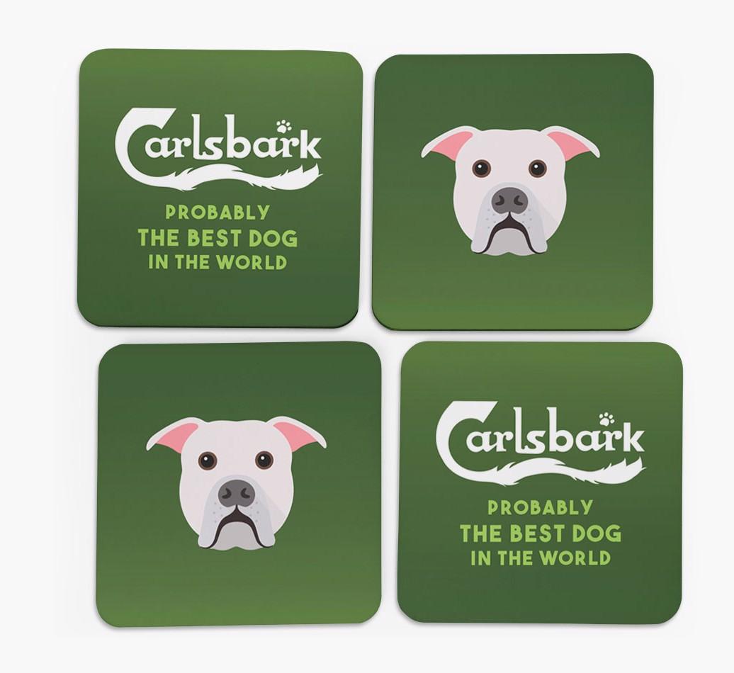 Carlsbark: Personalized {breedFullName} Coasters