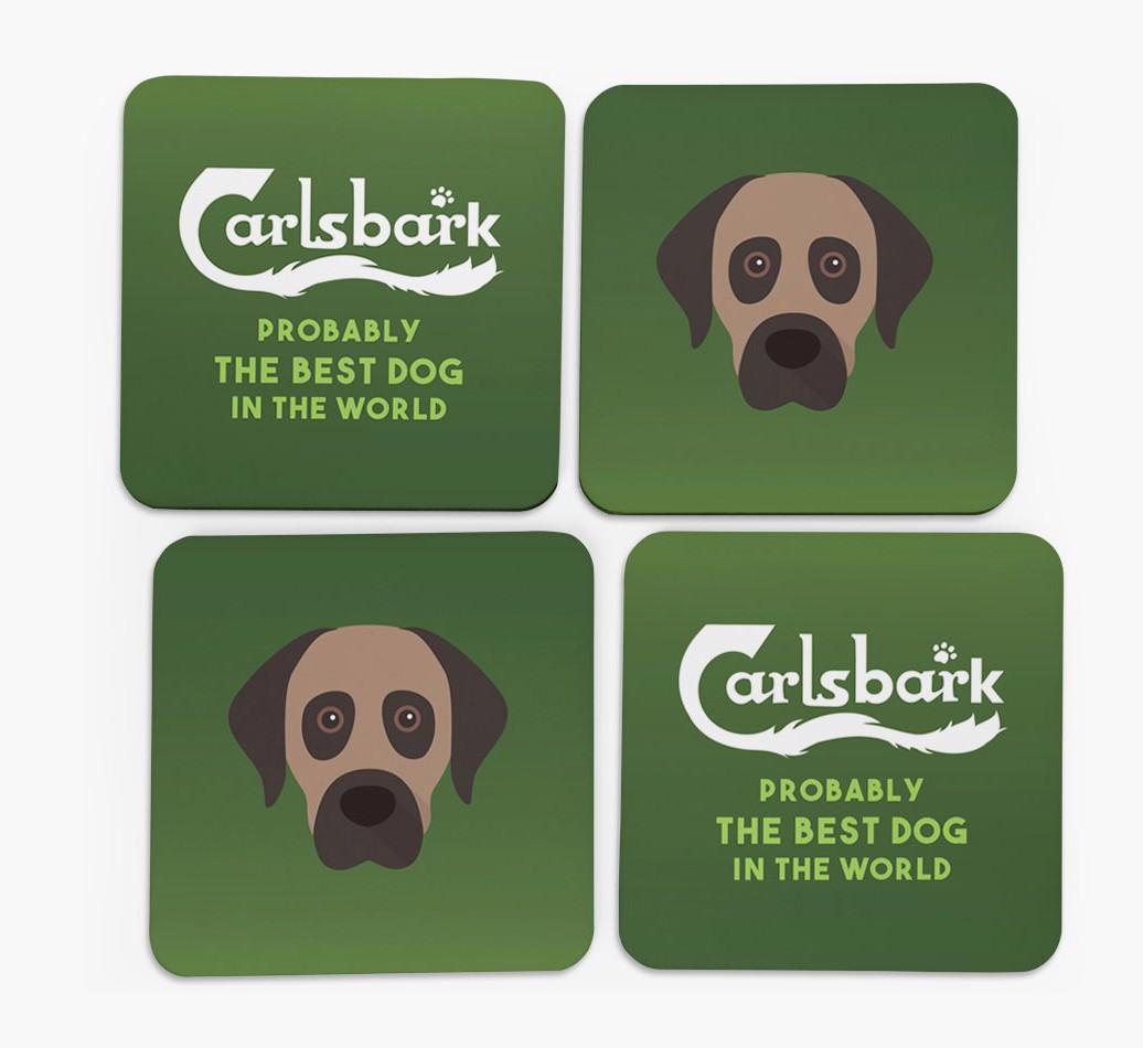 Carlsbark: Personalized {breedFullName} Coasters