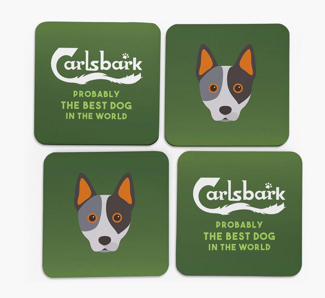 Carlsbark: Personalized {breedFullName} Coasters