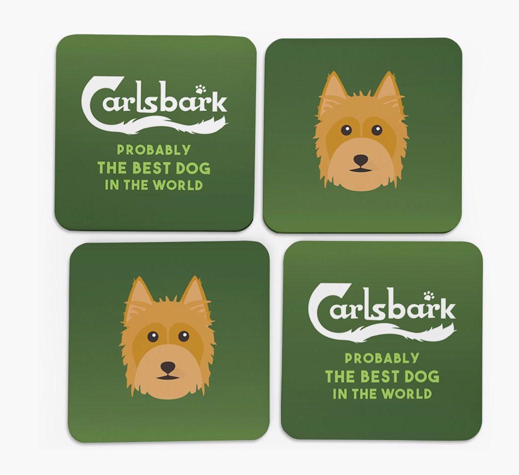 Carlsbark: Personalized {breedFullName} Coasters