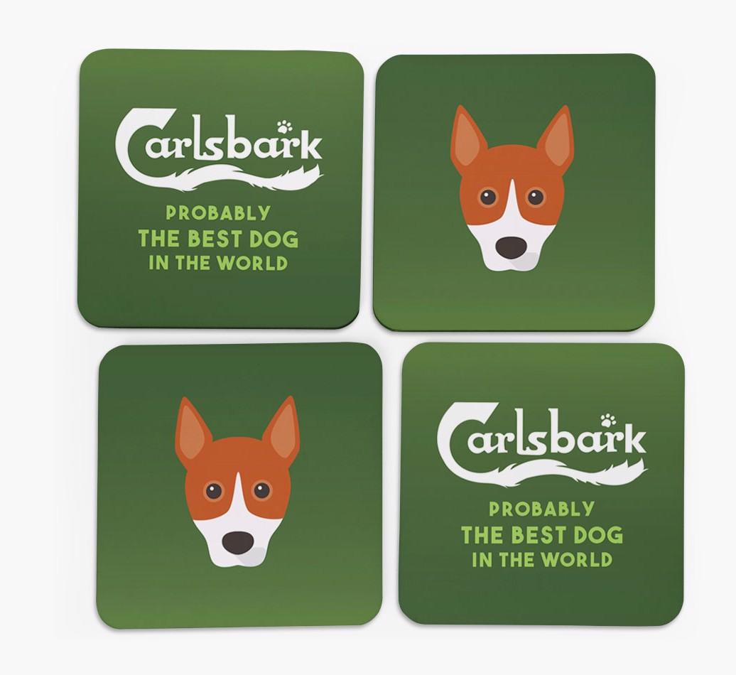 Carlsbark: Personalized {breedFullName} Coasters