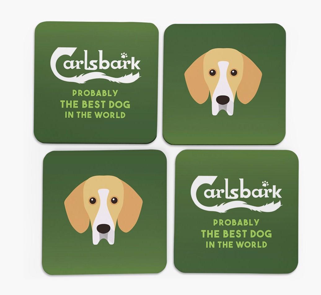 Carlsbark: Personalized {breedFullName} Coasters