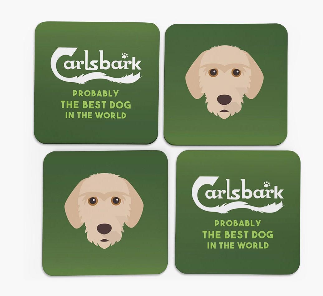 Carlsbark: Personalized {breedFullName} Coasters