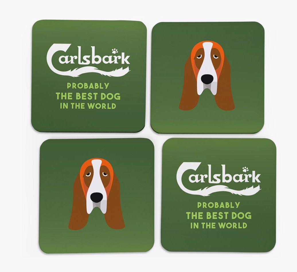 Carlsbark: Personalized {breedFullName} Coasters