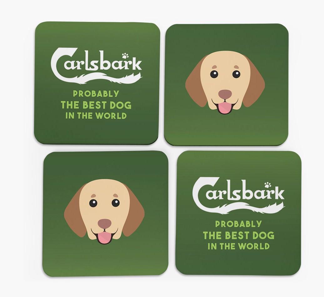Carlsbark: Personalized {breedFullName} Coasters