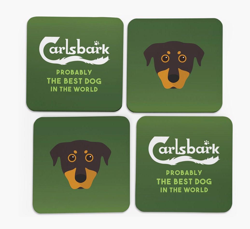 Carlsbark: Personalized {breedFullName} Coasters