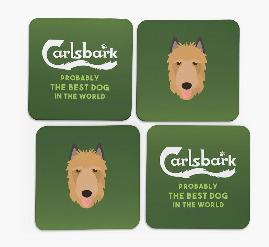 Carlsbark: Personalized {breedFullName} Coasters