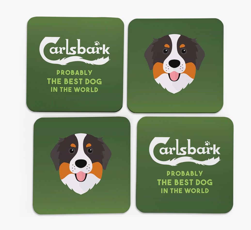 Carlsbark: Personalized {breedFullName} Coasters