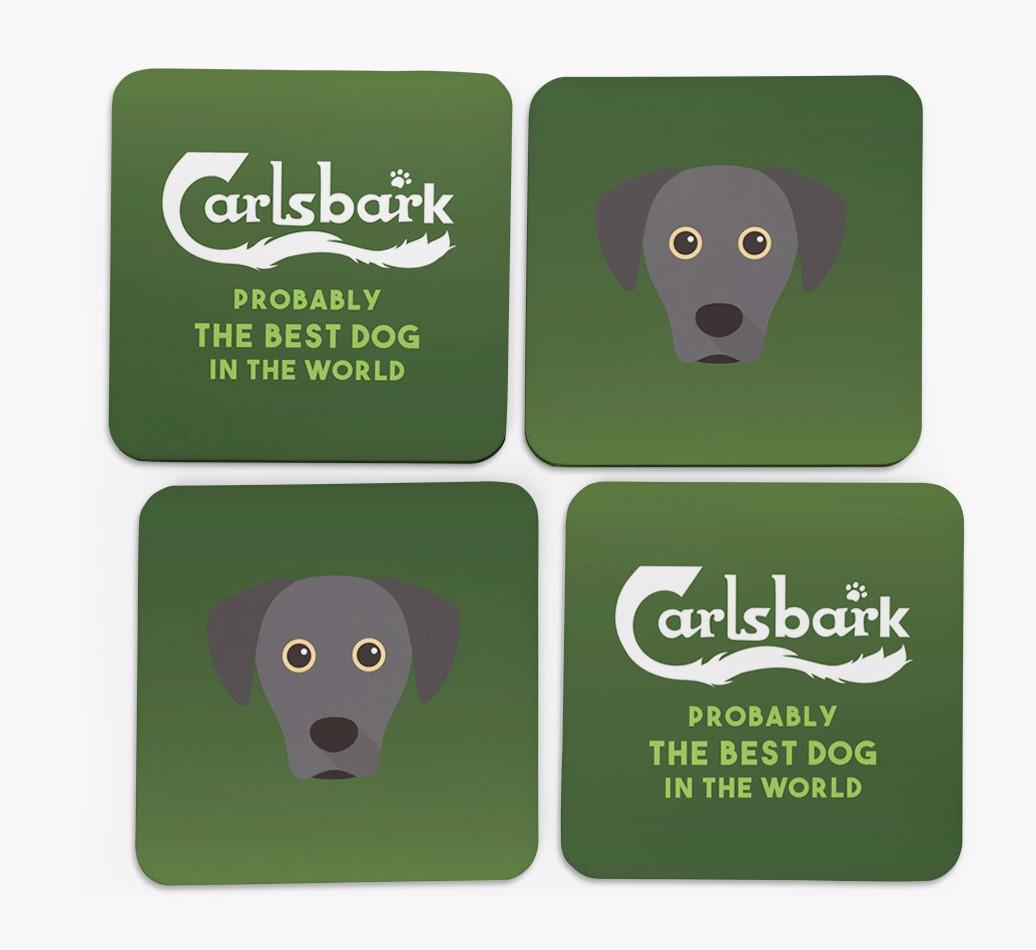 Carlsbark: Personalized {breedFullName} Coasters