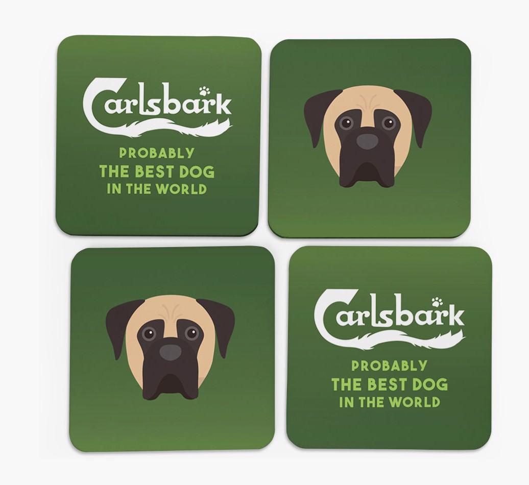 Carlsbark: Personalized {breedFullName} Coasters