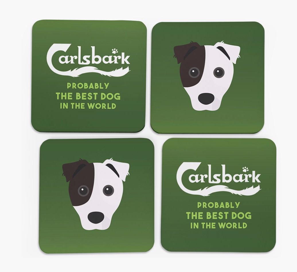 Carlsbark: Personalized {breedFullName} Coasters