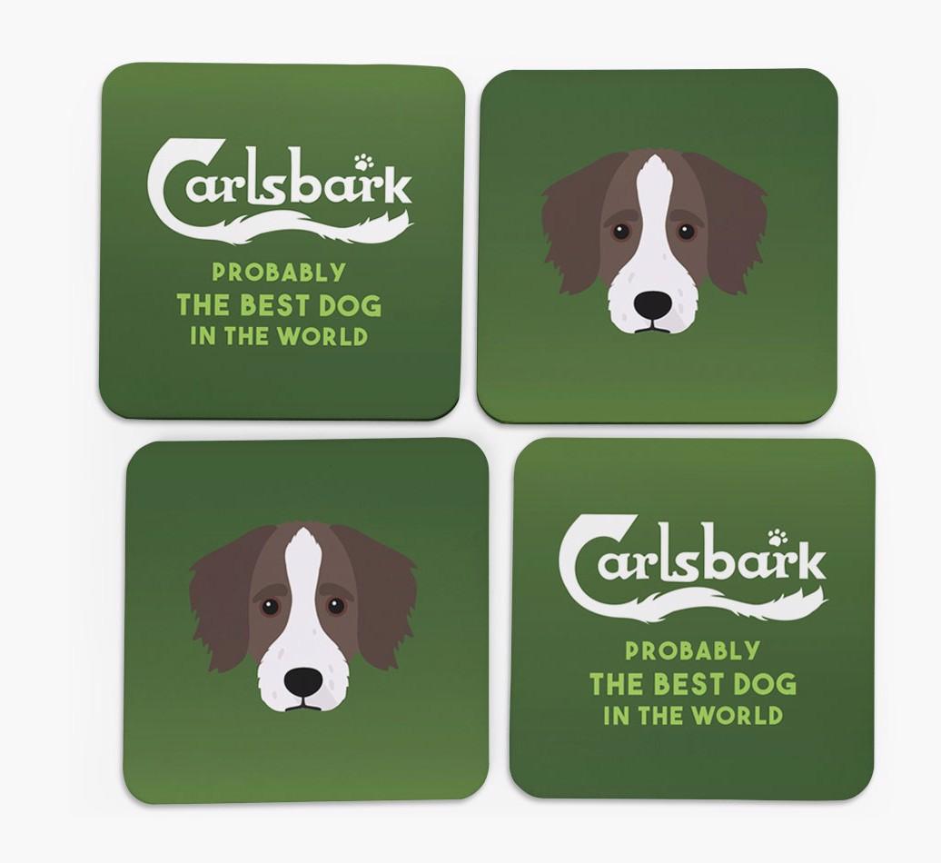 Carlsbark: Personalized {breedFullName} Coasters
