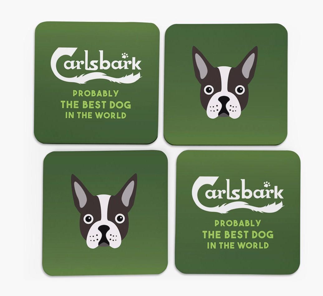 Carlsbark: Personalized {breedFullName} Coasters