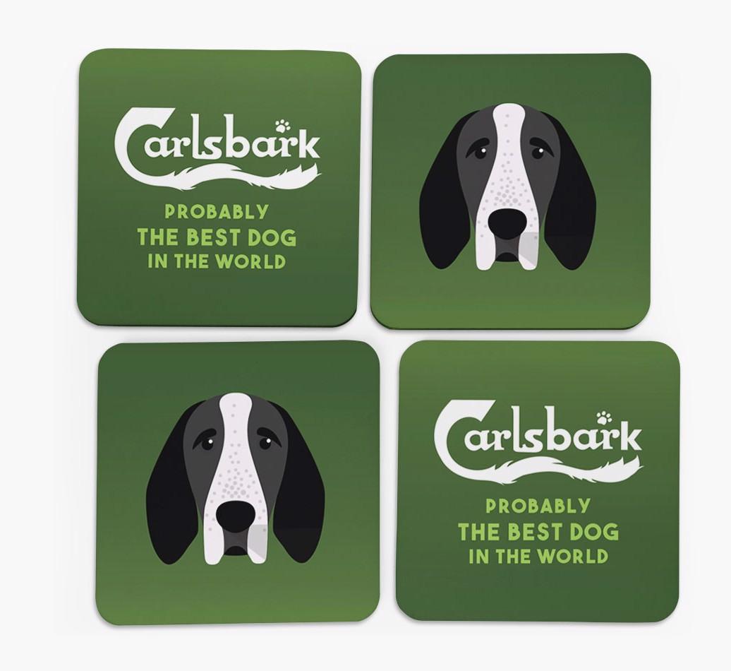 Carlsbark: Personalized {breedFullName} Coasters