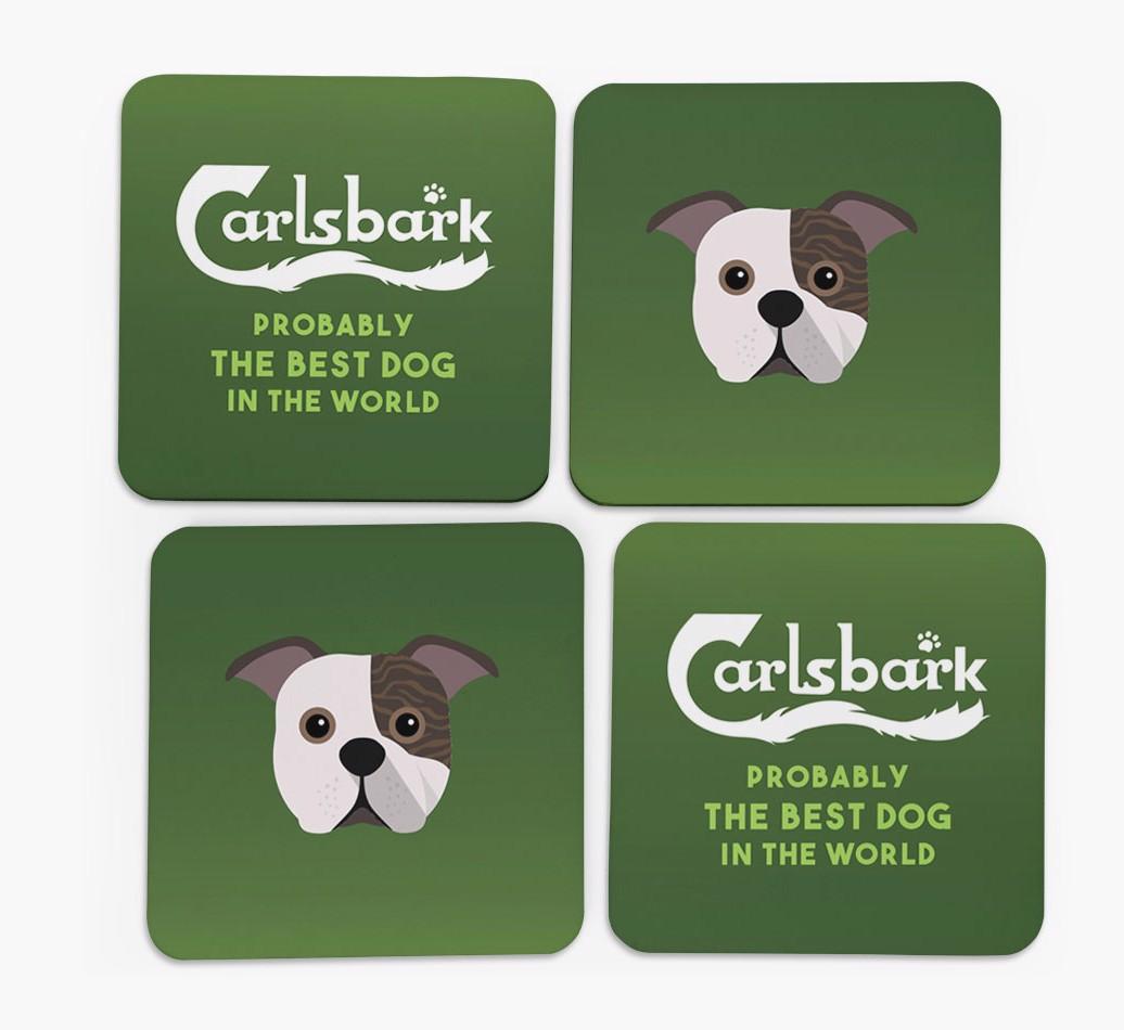Carlsbark: Personalized {breedFullName} Coasters