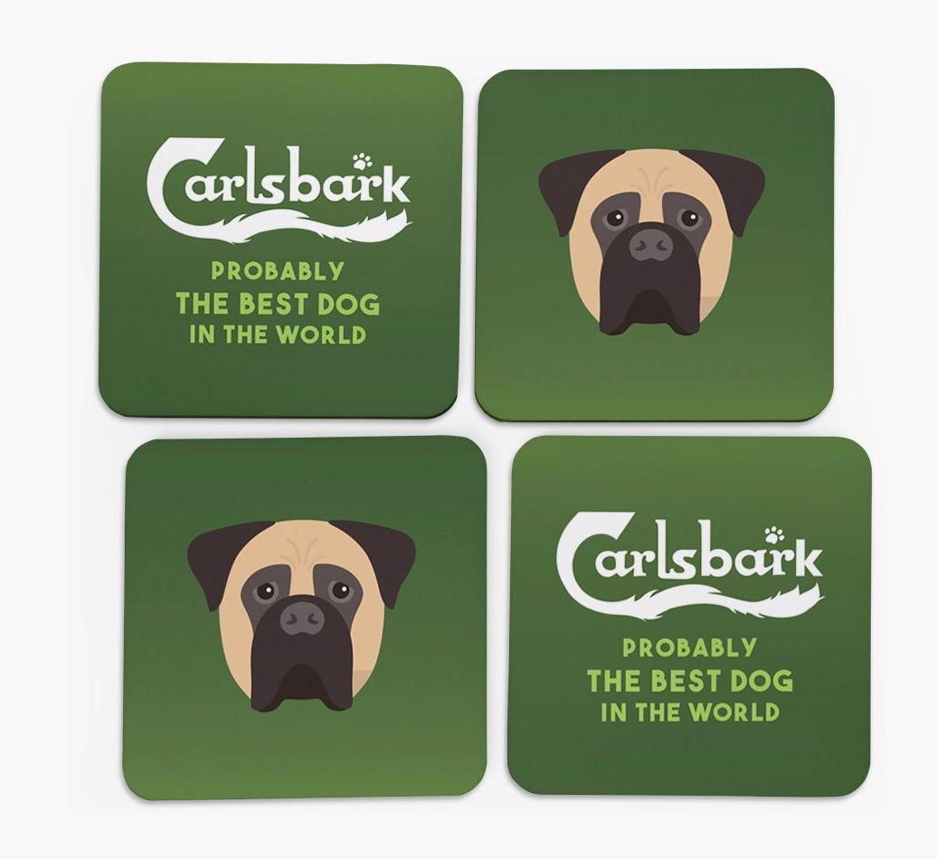 Carlsbark: Personalized {breedFullName} Coasters