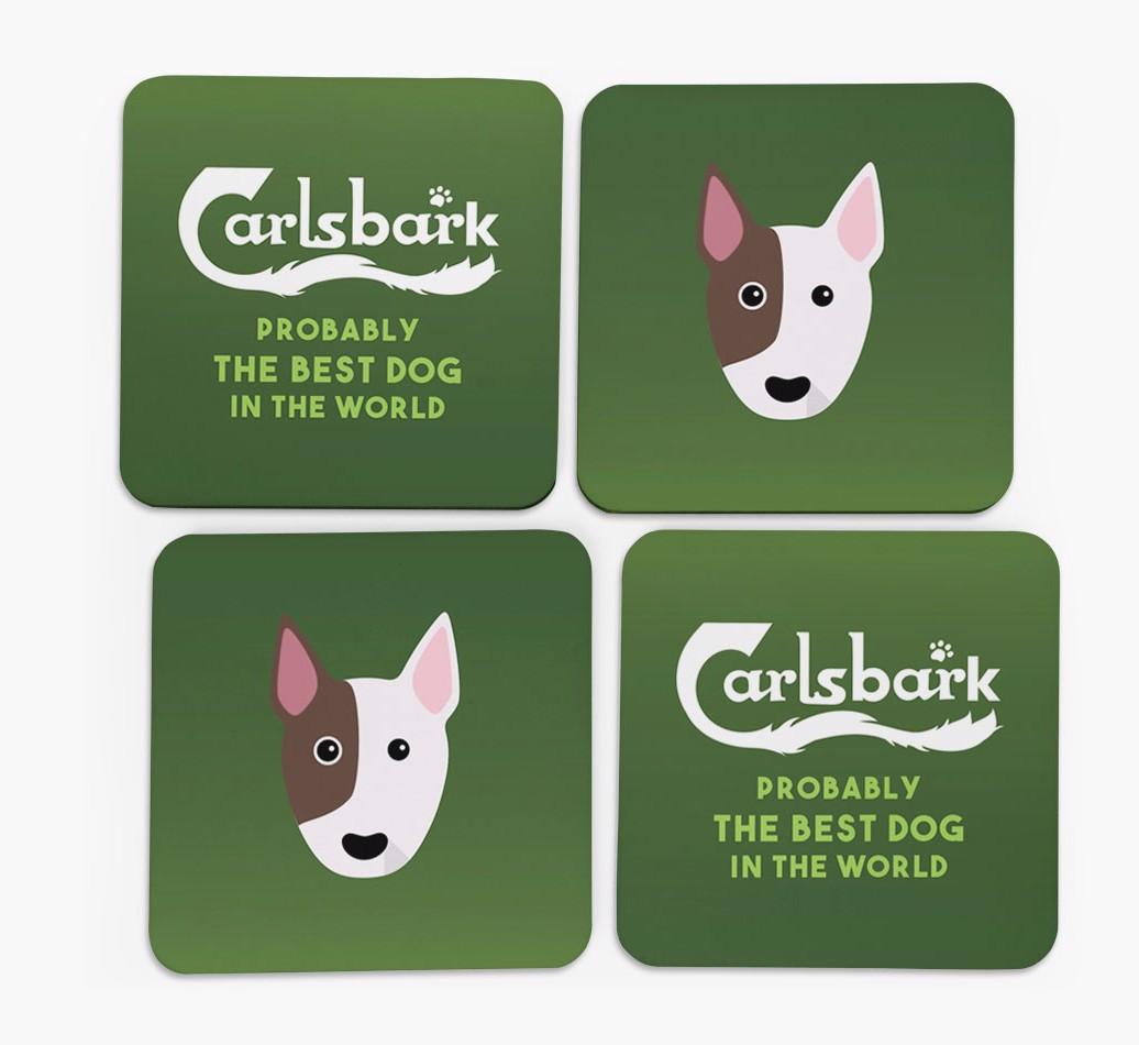 Carlsbark: Personalized {breedFullName} Coasters