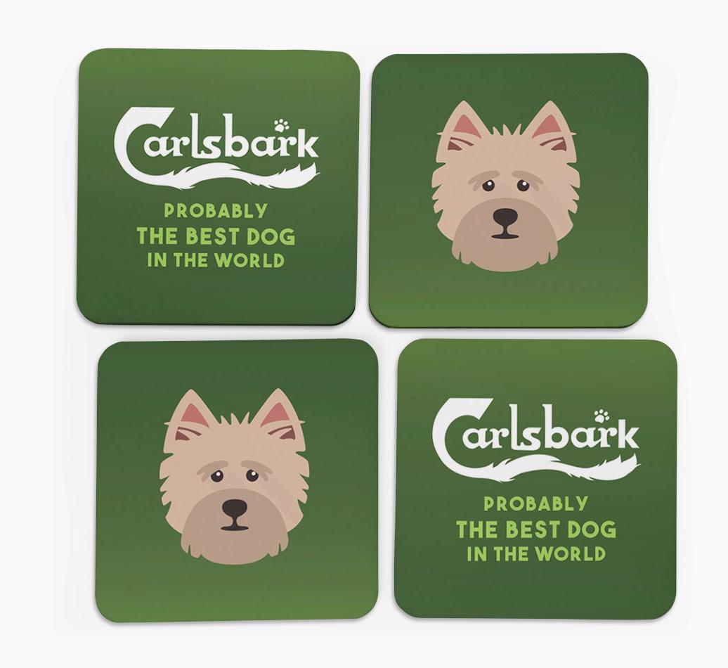 Carlsbark: Personalized {breedFullName} Coasters