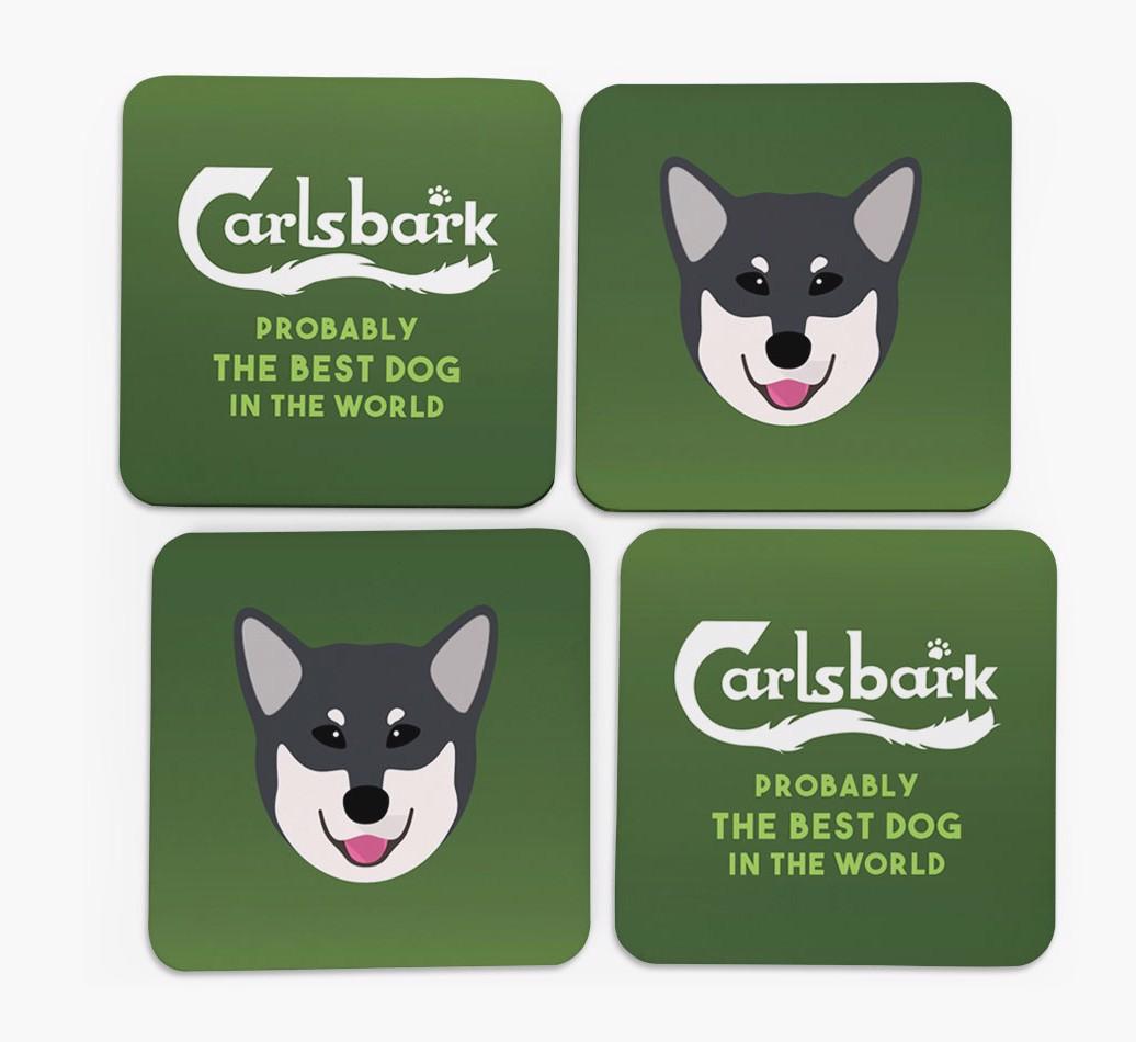 Carlsbark: Personalized {breedFullName} Coasters