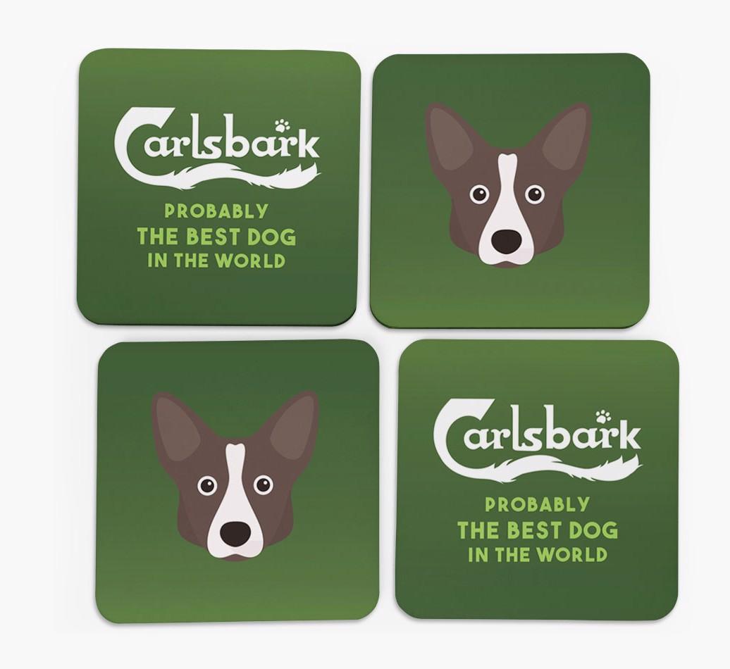 Carlsbark: Personalized {breedFullName} Coasters