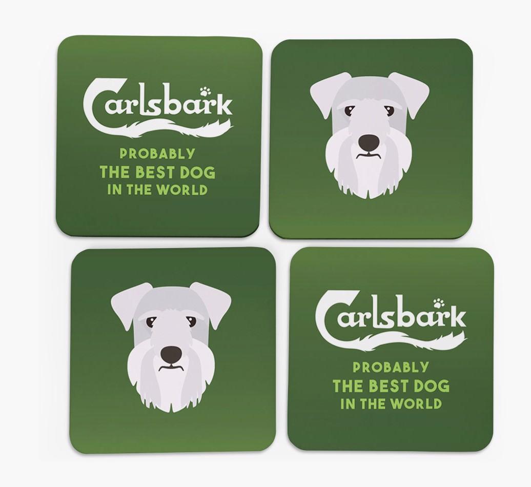 Carlsbark: Personalized {breedFullName} Coasters