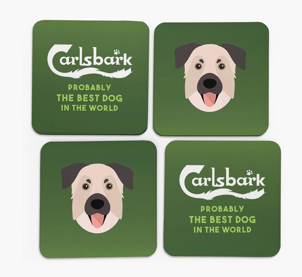 Carlsbark: Personalized {breedFullName} Coasters