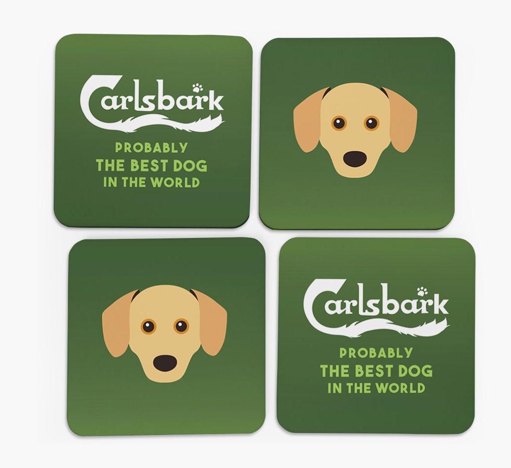 Carlsbark: Personalized {breedFullName} Coasters