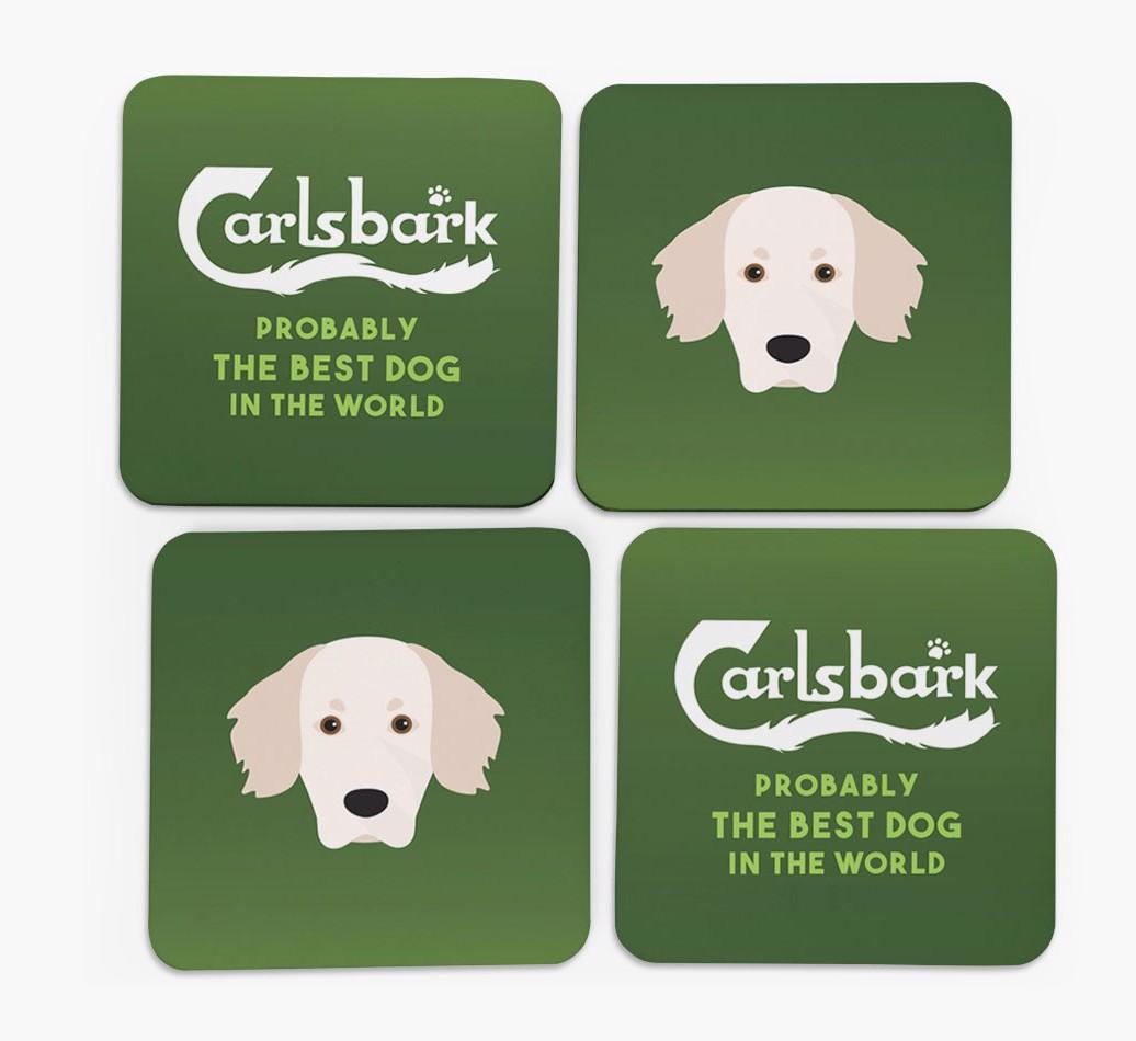 Carlsbark: Personalized {breedFullName} Coasters